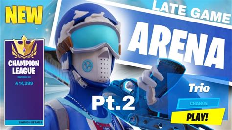 Playing Fortnite Late Game Arena With A Fortnite Streamer YouTube