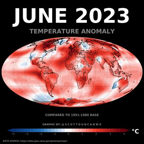 June 2023 Was The Warmest June On Record For The World By A