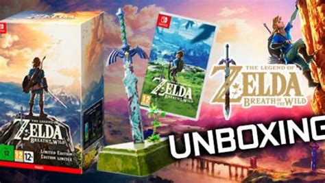 Unboxing Zelda Breath Of The Wild Edición Limitada Meristation