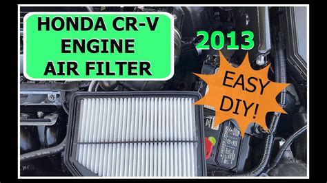 How To Replace An Air Filter In A Honda Crv Oe Replacement F