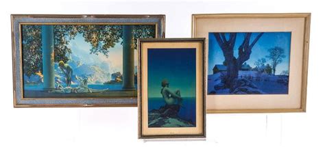 Maxfield Parrish 1870 1966 Three Prints