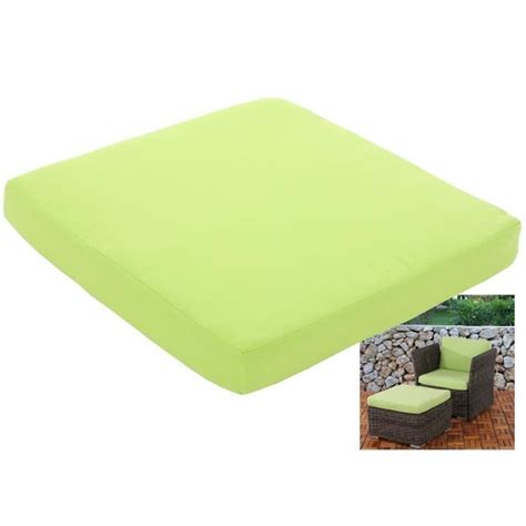 Coussin D Assise Pr Salon De Jardin Modulable Siena Polyrotin Vert