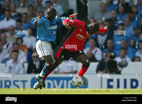 Andy Cole Wright Phillips Manchester City V Blackburn Main Road