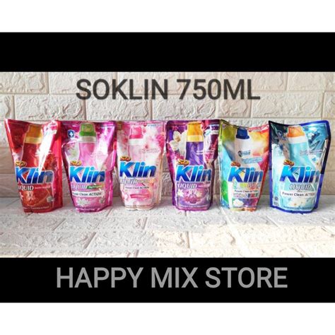 Jual So Klin Liquid Detergen Cair Ml Shopee Indonesia