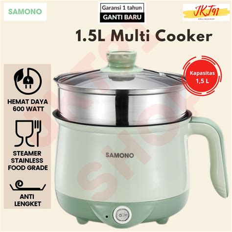 Jual Panci Listrik SAMONO 1 5 Liter Teflon Fry Pan Keramik Ceramic