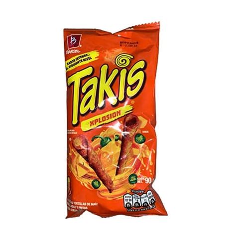 Takis Nacho Xplosion Corn Chips 90g BB 7 June 23 ASO