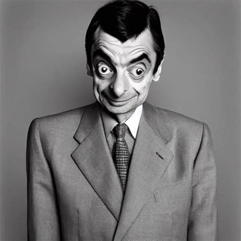 A Richard Avedon Portrait Of Mr Bean Stable Diffusion Openart