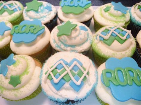 Baby Boy Shower Cupcakes