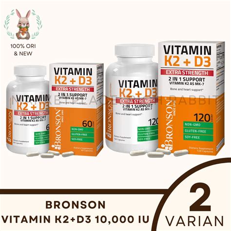 Jual Bronson Vitamin D Iu K Mk Suplemen Extra Strength