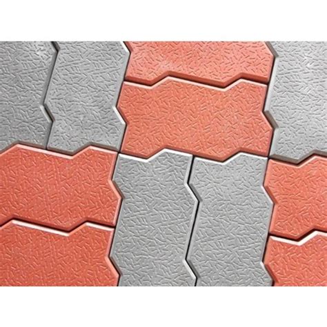 Floor Zigzag Concrete Paver Block For Pavement Thickness 60 Mm At Rs