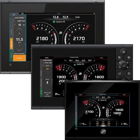 Gauges Displays Vesselview Mercury Marine