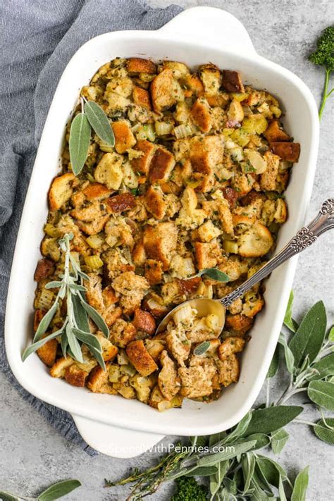 Easy Stuffing Recipe Cookoutmenuworld