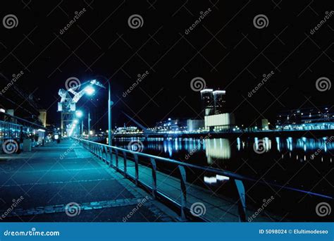 Buenos Aires night stock photo. Image of waterfront, puerto - 5098024