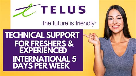 Technical Support Jobs For Freshers Candian Telecom Telus International