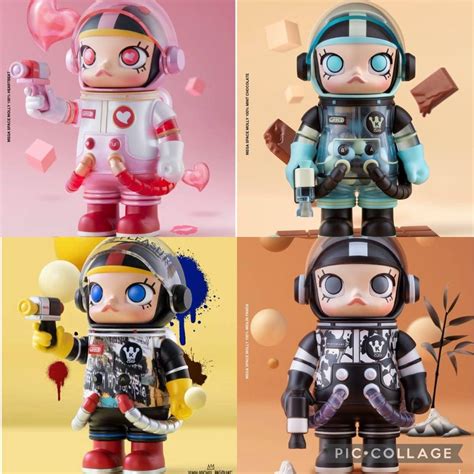 Popmart Mega Space Molly 100 Series 2 Heartbeat Meilin Panda Mint