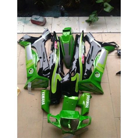 Jual Cover Bodi Body Fullset Halus Motor Yamaha F1z R Fiz R Warna Hijau