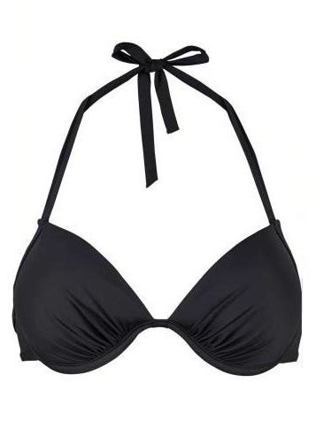 BPC BIKINI CZARNY BIUSTONOSZ KĄPIELOWY PUSH UP 80A 7139079236