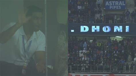 Watch Crowd Erupts With Dhoni Dhoni Chants In Ranchi Legendary