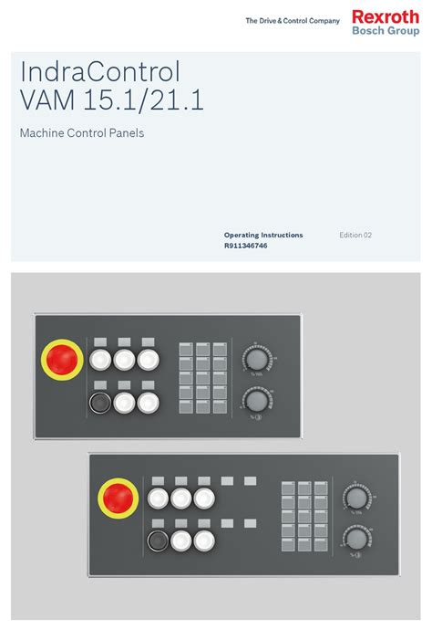 Rexroth Indracontrol Vam Operating Instructions Manual Pdf