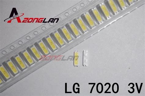 FOR LG Innotek LED 500PCS LED Backlight 0 5W 7020 3V Cool White 40LM TV