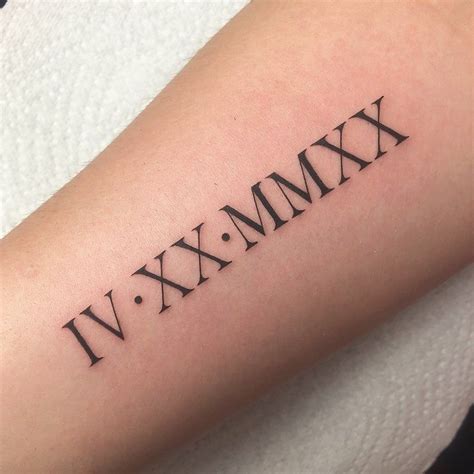 30 Roman Numerals Tattoo Ideas For Men And Women 100 Tattoos Roman Numbers Tattoo Roman