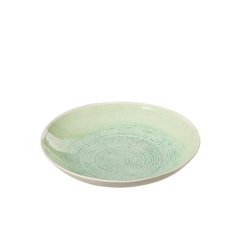 Petite Assiette Ronde Avec Rebord En Porcelaine Blanche D11cm