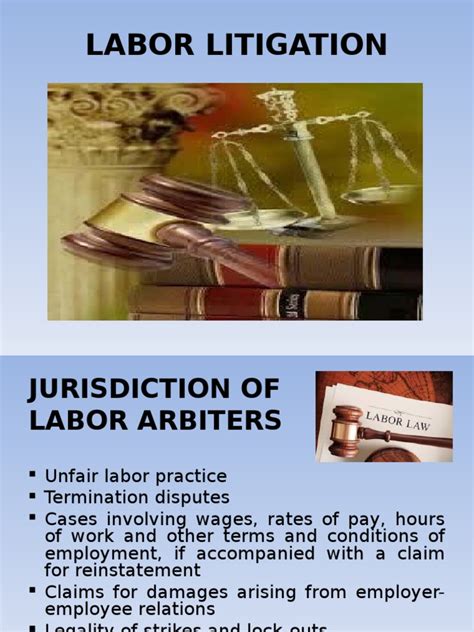 Labor Law Lecture Pdf Arbitration Jurisdiction