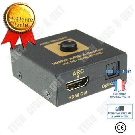 Adaptateur Hd Hdmi Vers Hdmi Arc Convertisseur Hdmi K D P