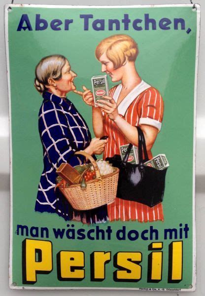 Vintage Illustrationpersil Imi Henkel Waschmittel Düsseldorf Weiße Dame