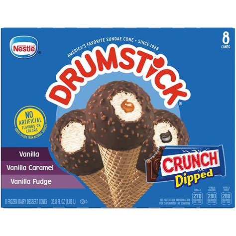 Amazon Drumstick Dipped Variety Pack Vanilla Fudge Vanilla