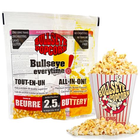 Bullseye Popcorn Best Canadian Popcorn Supplier Since 2016boîte De 24