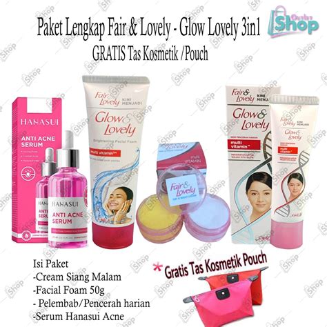 Jual Paket Lengkap Fair Lovely In Facial Foam G Cream Susun