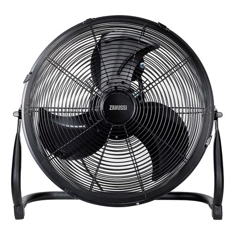 Zanussi 16" Black Floor Fan | Dunelm