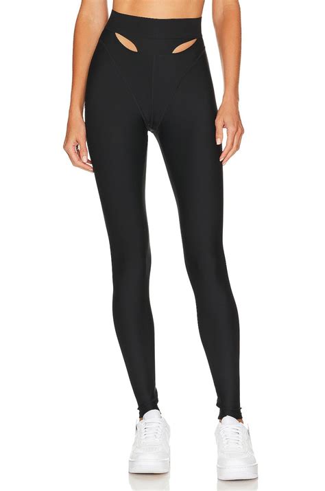 Alo Yoga Airlift High Waist Cutaway Legging In Black Lyst