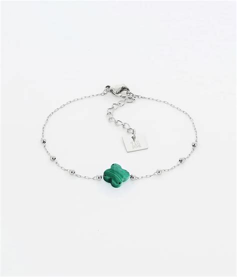 Bracelet ZAG Velasquez Vert Acier By Cracotte