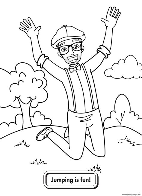 Dibujos Faciles Y Bonitos Blippi P Ginas Para Colorear En L Nea