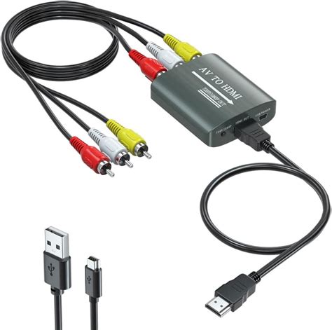 Setuact Rca Zu Hdmi Konverter Av Zu Hdmi Konverter F R Xbox Ps One