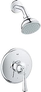 Grohe Gloucester Chrome Handle Watersense Shower Faucet With Single