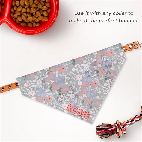 Personalized Dog Bandana, Dog Bandana, Dog Bandana Over the Collar ...