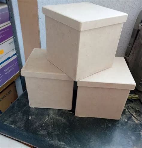 Paquete De 5 Cajas De 15x15 De Mdf MercadoLibre