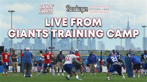 New York Giants Training Camp Practice Recap Live Stream Day 5 Youtube