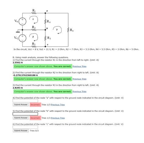 Solved In The Circuit Vs V Vs Chegg