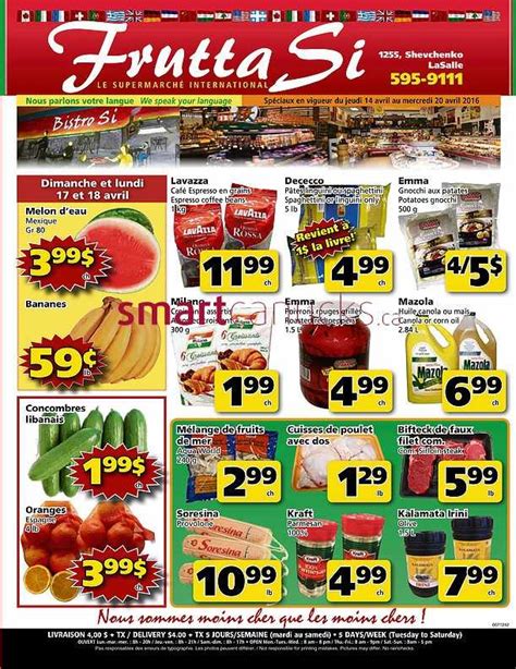 Frutta Si Flyer April 14 To 20