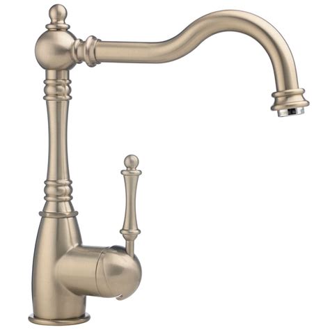 Blanco Traditional Single Lever Solid Spout Kitchen Faucet Polished