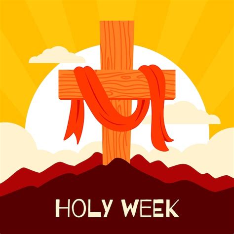 Holy Week Vectors And Illustrations For Free Download Freepik