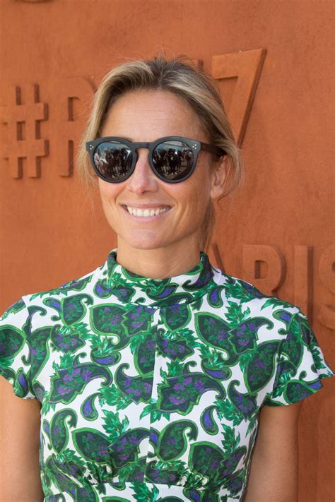 anne sophie lapix french open mens final  roland garros  paris