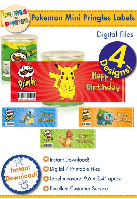 Off Pokemon Printable Mini Pringles Label Pokemon Pringles Label