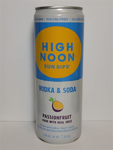 High Noon Sun Sips Passionfruit Creekville Spirits