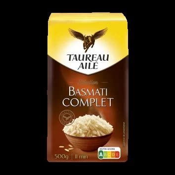 Riz Basmati Complet Taureau Ailé 500g Swidis Guadeloupe Courses