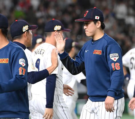 侍ジャパン・隅田 大谷がつけた背番号16「まったく（意識）なかったです」に井端監督爆笑 7回無失点の快投 ライブドアニュース